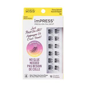 Накладные ресницы Press-On Falsies. Классные натуральные накладные ресницы с клеем. KISS