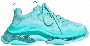 Кроссовки Balenciaga Wmns Triple S Sneaker 'Clear Sole - Light Blue', синий