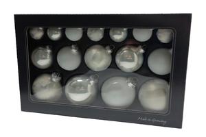 Набор рождественских шариков 36x22,5 см, многоцветный