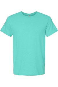 Футболка JERZEES Premium Blend Ringspun с круглым вырезом, цвет mint to be
