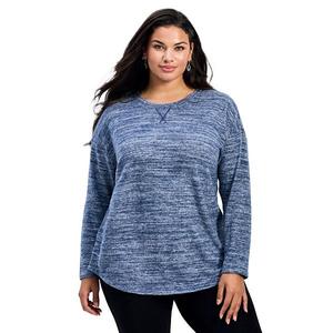 Женский топ Rayna Hacci с удлиненными плечами plus size Avenue, Indigo