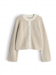 OPUS Кардиган 'Delsie' вязаный, кремовый