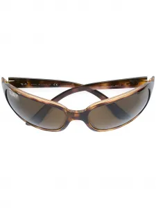 Солнцезащитные очки в прямоугольной оправе Ray-Ban, коричневый