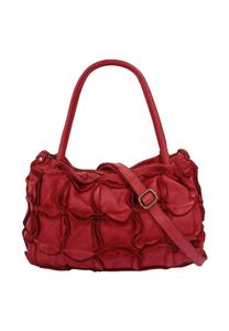 Шопер, натуральная кожа, сделано в Италии Samantha Look, красный