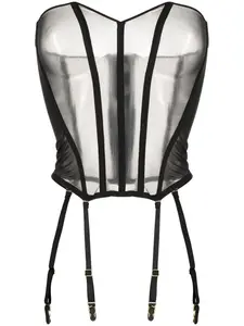 Корсет L'Amoureuse porte-jarretelles Maison Close, черный