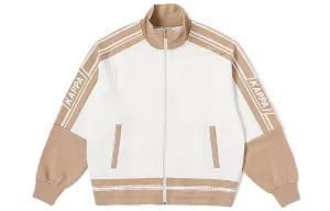 Kappa Свитшот Women's Coffee Khaki 6351 с воротником стойка умеренно приталенный