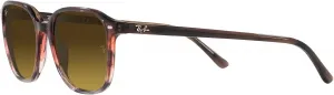 Солнцезащитные очки Ray-Ban RB2193 Leonard Square, Striped Brown Gradient Red/Gradient Brown