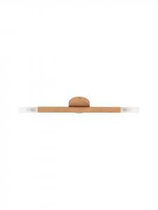 Потолочный светильник (Ш) 8 x (Д) 51 x (В) 5,5 см из сосны белого цвета Licht-Erlebnisse