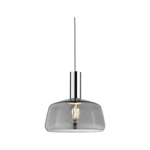 Комплект трековой системы URail Зонт Neila 2Easy 230 мм дымчатое стекло Paulmann, антрацит