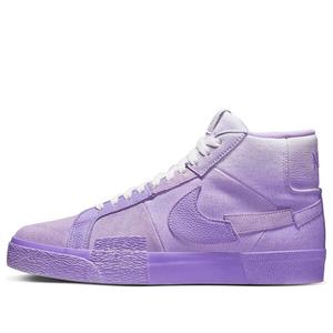 Кроссовки zoom blazer mid premium sb Nike, фиолетовый