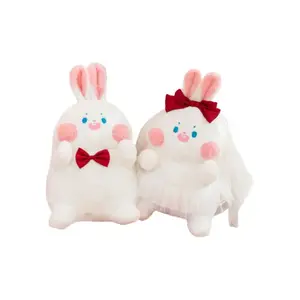 Забавный кролик свадебное платье бабочка плюшевые куклы рост 45см/55см OU DI PIG