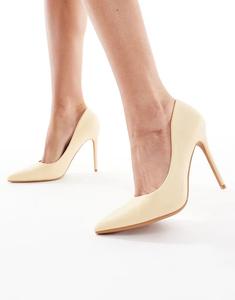 Туфли-лодочки на каблуке SEQWL Hamilton в цвете «масло-желтый»