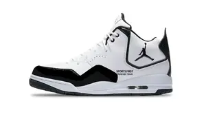 Jordan Кроссовки баскетбольные Courtside 23 с амортизацией, противоскользящие и износостойкие, мид-топ, винтажные, мужские, белые, цвет White