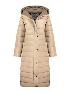 Стеганое пальто Констанция бежевого цвета Canadian Peak