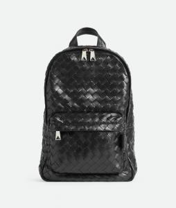 Small intrecciato backpack BOTTEGA VENETA, черный