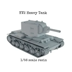 Тяжелый танк КВ-2 с башней КВ-1, WWII Miniatures - Soviet - Tanks (28mm)