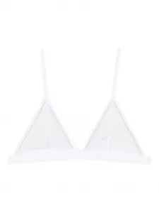 Сетчатый бюстгальтер с треугольными чашками Pure Tentation Maison Close, белый