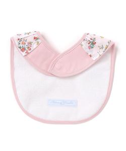 Детский нагрудник Liberty (BluebellFields) с принтом Tana Lawn и оборками.