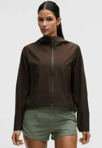 Легкая водонепроницаемая тренировочная куртка для бега Lululemon, Walnut Crunch