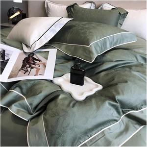 YUSIWOAL Комплект постельного белья из египетского хлопка сатиновый жаккард 1000TC