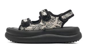 Пляжные сандалии женские белый/черный Eblan