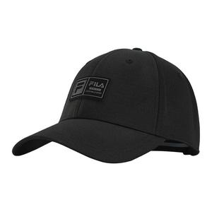 FILA Бейсболка из полиэстера и эластана унисекс черная, Black