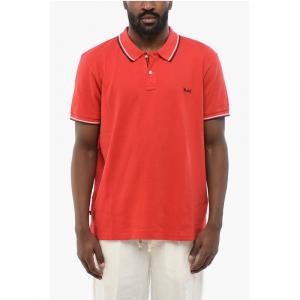 Piquet Cotton Monterey Поло Woolrich, Red