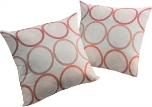 Вирт декоративная подушка "Zirbello", чехол без наполнителя, 2 шт Wirth 40х40 см, цвет terrakotta + Kreise