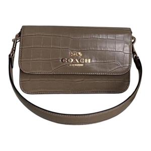 COACH Сумка кроссбод из натуральной кожи Браун