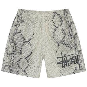 Шорты Stussy Basic Snake Mesh Short, цвет Bone