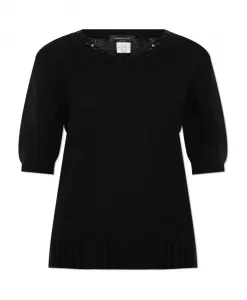 Кашемировый пуловер Fabiana Filippi, черный