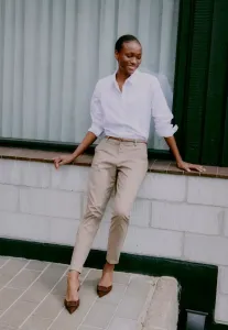 Куриная сигарета bydays, брюки чинос 2 B.Young, Walnut