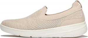 Женские кроссовки FitFlop, модель Super-Q Knit Slip-On, бежевый