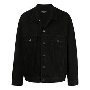 Куртка apparel rentals denim jacket boxy fit 'black' Balenciaga, черный