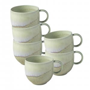 Набор из 6 кружек Perlemor Alga зеленого цвета объемом 290 мл like.Villeroy & Boch, зеленый