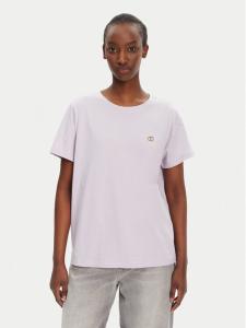 Футболка обычного кроя 251TT2040 Twinset, фиолетовый