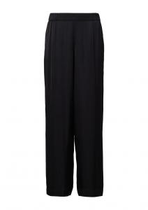 Широкие брюки s.Oliver BLACK LABEL, черный