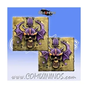 Темные эльфы перебрасывают и переворачивают металлические жетоны, Fantasy Football Miniatures - Accessories (28mm)