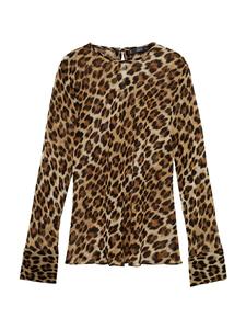 Блузка MANGO Blouse STARK, коричневый