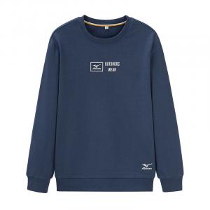 Свитшот мужской Mizuno, серо-голубой