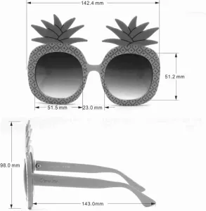 Женские круглые солнцезащитные очки Circus NY by Sam Edelman CC348 в оправе «ананас», Yellow