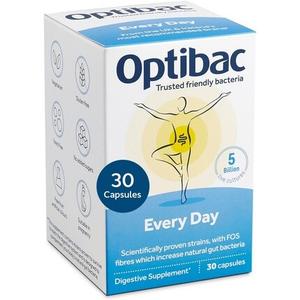 Натуральная пробиотическая добавка на каждый день, 30 капсул, Optibac