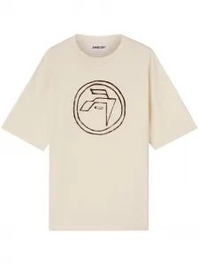 Футболка из органического хлопка с принтом AMBUSH, нейтральный