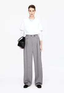 Свободные классические брюки Arket, Light Grey
