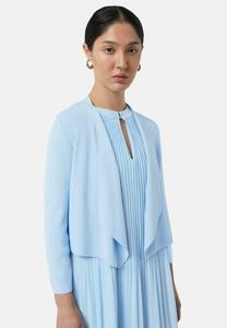 Кардиган comma ELASTISCHER IM MIT 3/4 ÄRMELN, Hellblau/Light Blue