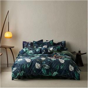 FGDSEEEKJUFHH Комплект постельного белья из мягкого бархатного флиса с пушистой текстурой в винтажном стиле с цветочным принтом