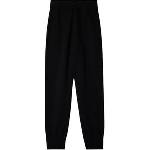 Тренировочные штаны с вязаным логотипом Burberry, черный