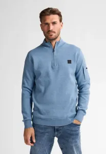Джемпер halfzip из осины Petrol Industries, Pale Blue
