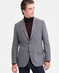 Мужской спортивный пиджак Modern-Fit Wine Window Tweed Nautica, серый