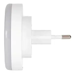 LED ночник Ночник для розетки с сенсорным управлением, теплый белый, энергосберегающий Теплый белый Для детей, младенцев и взрослых Hama, белый